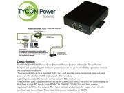 Tycon Power TP POE HP 56G 56V 100W High Power Gigabit Passive POE