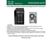 Cisco Refresh NSS322 2 Bay Smart Storage