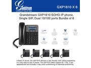 Bundle of 6 Grandstream GXP1610 SOHO IP phone