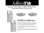 Mikrotik 2 PACK NetBox 5 RB911G 5HPacD NB 11ac Outdoor 5Ghz wrls PoE OSL4