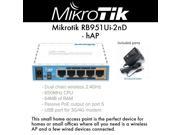 MikroTik RB951Ui 2nD hAP Indoor Wireless Router 802.11b g n 64MB RAM 650MHz