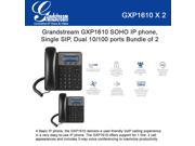 Bundle of 2 Grandstream GXP1610 SOHO IP phone