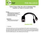Tycon Power POE INJ LED S POE Inserter Power POE power CAT5 ethernet cable