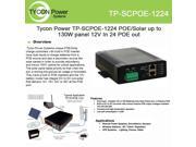 Tycon Power TP SCPOE 1224 POE Solar Charge Cont. up to 130W panel Dual input