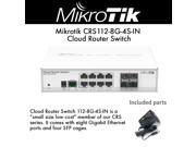 Mikrotik CRS112 8G 4S IN 8 port Gigabit Cloud Router Switch 4xSFP