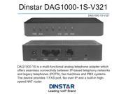 Dinstar DAG1000 1S V321 Multi Functional 1xFXS port RJ11