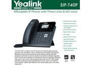 Yealink IP Phone SIP T40P 3 VoIP accounts HD voice PoE EHS support XML Browser