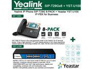 Yealink IP Phone SIP T29G 8 PACK 16 Lines Yeastar YST U100 IP PBX for Business