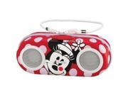 Minnie Mouse Water Resistant Stereo Portable Stereo Sport Case for iPod Shuffle MP3 players with built in remote DM M133