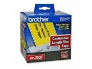 Continuous Film Label Tape 2 3 7 x 50ft Roll Yellow