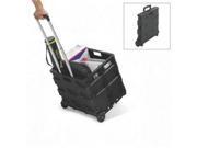 Stow And Go Rolling Cart 16 1 2 x 14 1 2 x 39 Black