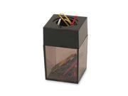 Paper Clip Dispenser Magnetic 2 x3 Smoke Black