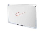 iQTotal Erase Board 36 x 23 White Clear Frame