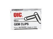 Oic No. 3 Paper Clips