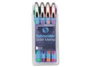Slider Memo XB ViscoGlide Ballpoint Pen 1 mm Pen Point Size Assorted Barrel 4 Pack