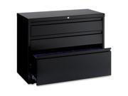 Lateral File Cabinet 3 Drawer 36 x18 5 8 x28 Black