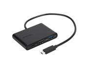 Targus ACA929US Targus USB C 3 in 1 Multiport Video Adapter for Notebook Tablet PC USB Type C HDMI Wired