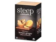 steep Tea Lemon Ginger 1.6 oz Tea Bag 20 Box 17704