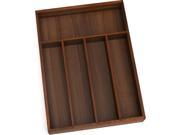 LIPPER 1076WN Walnut Finish FW Org Sm Drawer