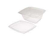 Clearpac Clear Container Lid Combo Pack 6 1 2 X 7 1 2 X 2.7 63 pack 4 Pk ctn
