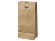 8 Paper Grocery Bag 35lb Kraft Standard 6 1 8 x 4 1 6 x 12 7 16 500 bags