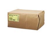 12 Paper Grocery Bag 40lb Kraft Standard 7 1 16 x 4 1 2 x 13 3 4 500 bags