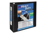 Heavy Duty View Binder With One Touch Ezd Rings 4 Capacity Black