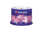 Verbatim 95037 DVD Recordable Media DVD R 16x 4.70 GB 50 Pack