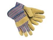 Grain Leather Palm Gloves Large