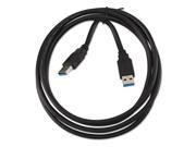 3.0 USB Peripheral Cable AM AM 6 ft. Black