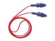 C Ear Plug Crd Reusable 4 Flng Blu 100