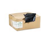Recycled Can Liners 40 45gal 1.25mil 40 x 46 Black 100 Carton