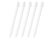 eForCity 2X 5 Piece Stylus Compatible With Nintendo 3DS XL White