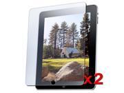 eForCity 2x Clear LCD Screen Protector Film For Apple® iPad 1 1st Gen