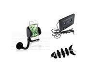 eForCity Mount Audio Tape Adapter Fishbone Wrap Compatible with Samsung Galaxy S3 i9300 S4 i9500
