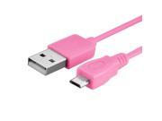 eForCity Micro USB 2 in 1 Cable 10FT Pink