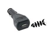 eForCity 2x Black Car Charger Fishbone Wrap Compatible with Samsung© Galaxy S3 i9300 i9500 S4 IV N7100