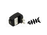 eForCity Black AC Charger Adapter Fishbone Wrap Compatible with Samsung Galaxy i9300 S 4 i9500 N7100