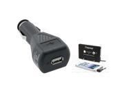 eForCity Black Car Audio Tape Adapter Charger Compatible with Samsung© Galaxy S 3 i9300 SIV S4 i9500