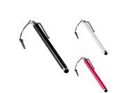 eForCity 2X Black Touch Screen Stylus 2X Silver Touch Screen Stylus 2X Red Touch Screen Stylus For Kindle DX Kindle Fire HD