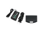 eForCity AC Home Wall Travel Charger for Sony PSP 1000 Series Battery Back Cover Door