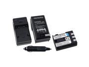 eForCity 2 Battery eForCity Charger Compatible With Canon Rebel Xt Xti NB 2Lh