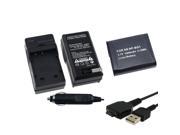 eForCity NP Bg1 Battery Charger Compatible With Sony Cyber Shot Dsc W80 Usb