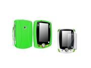 eForCity Green Silicone Skin Case 2X Reusable Screen Protector Compatible With LeapFrog LeapPad 2