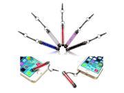 eForCity 5 color Pack Crystal Mini Stylus with 3.5 mm Plug Cap For Nexus 5X 5P Apple iPhone 6