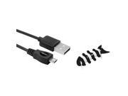 eForCity Black 6 Micro USB Data Charger Cable For ZTE Quartz Z797c Alcatel One Touch Pop LG Optimus Zone 2 HS Wrap