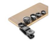 eForCity 4 in 1 Fisheye Wide Angle Macro Telephoto Lens For Nexus 5X 5P Black