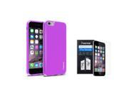 UPC 889231116014 product image for Insten Purple Jelly TPU Rubber Case For Apple iPhone 6 6S 4.7