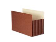 Smead 7? Straight Tab Accordion Expansion Pocket with Tyvek Redrope Legal 5 ct