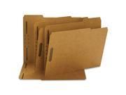 Smead 1 3 Top Tab Two Fastener File Folders Kraft Brown Letter 50 ct.
